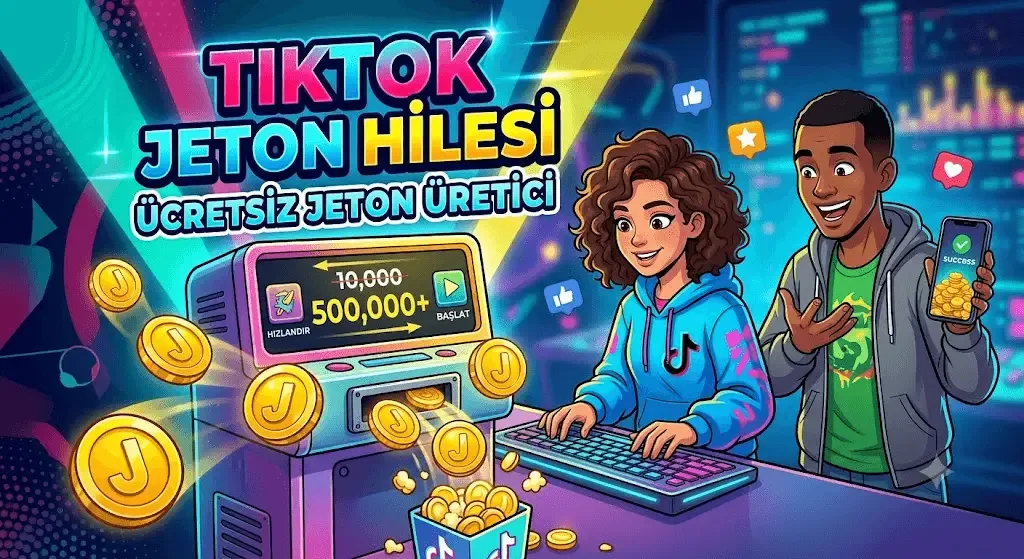 TikTok Jeton Hilesi 2026 - Ücretsiz Jeton Kazanma