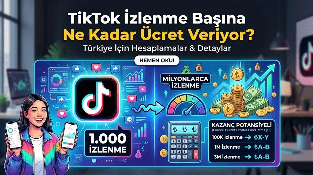 TikTok İzlenme Başına Ne Kadar Ücret Veriyor?